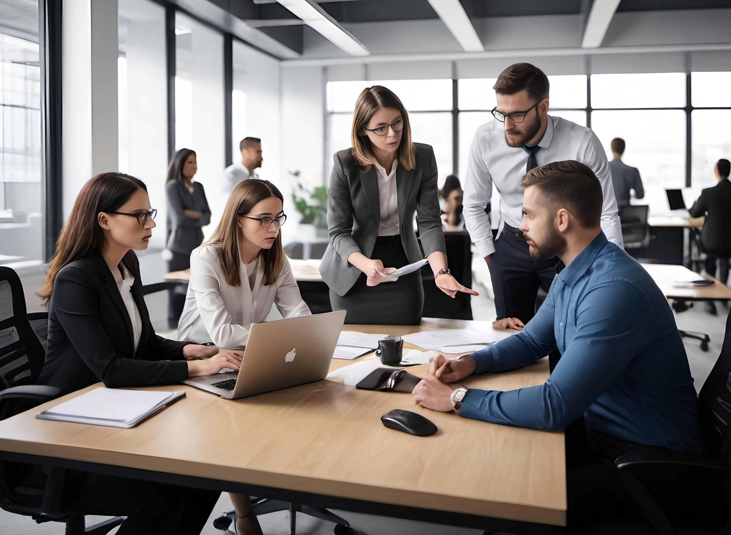 Team Of Professionals in Office